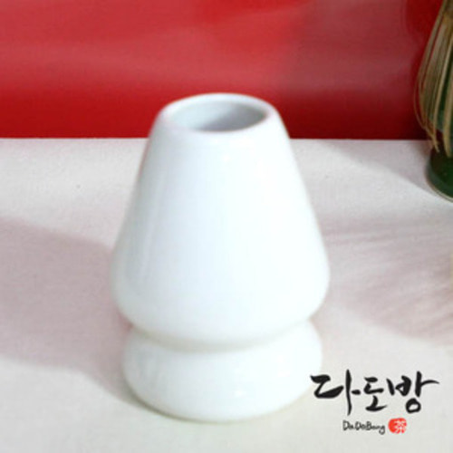 도자기 차선걸이(꽂이)-유백색
